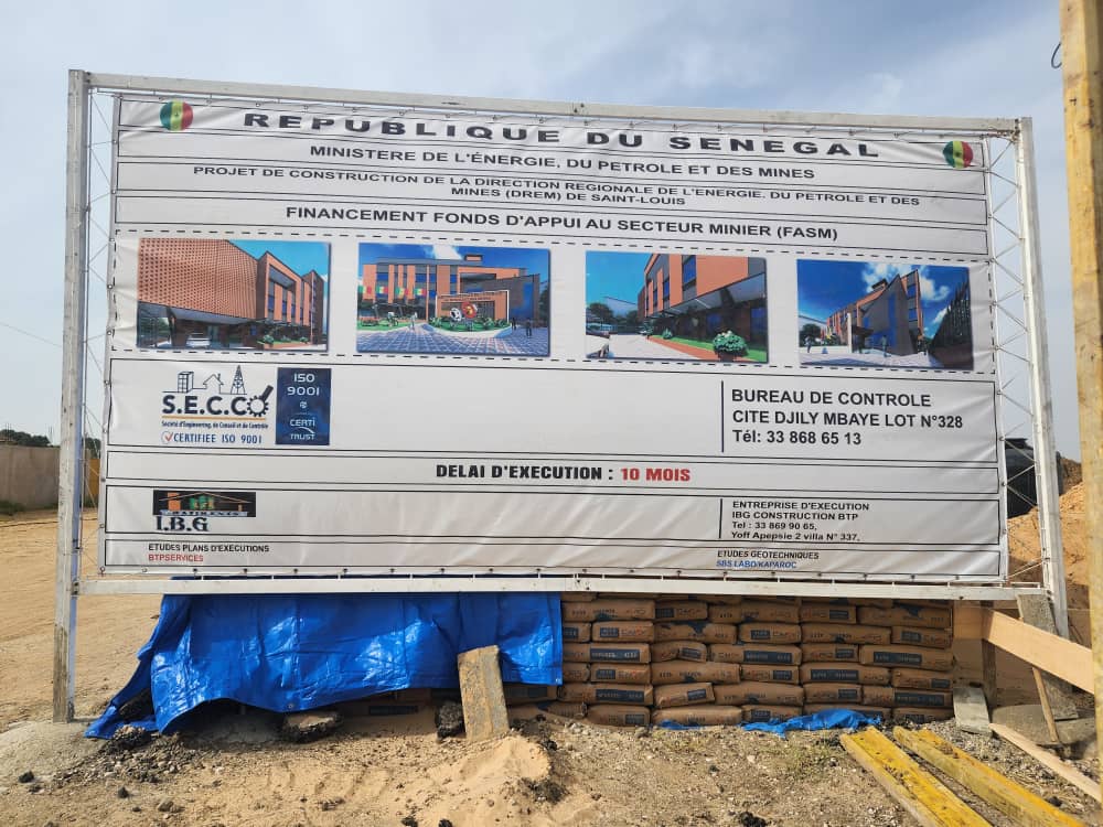 Programme de construction des Directions régionales de l’Energie,  