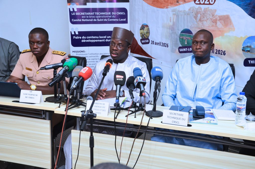 Thiès : un atelier sur le contenu local réunit les acteurs du secteur extractif le Ministre Birame Soulèye DIOP appelle à passer à l’action