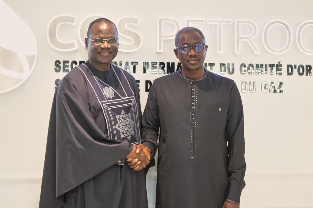 Visite de travail au Secrétariat permanent du Comité d’Orientation Stratégique du Pétrole et du Gaz (COS-PETROGAZ)