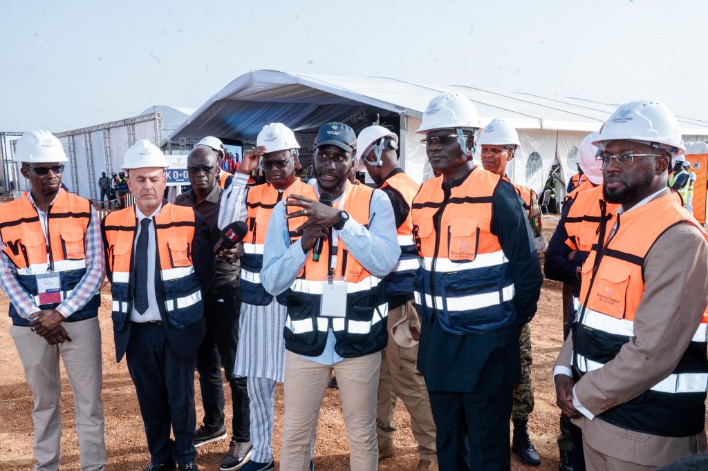 Cérémonie officielle de pose de la première canalisation ou pipeline du segment Nord du Réseau gazier du Sénégal (RGS)