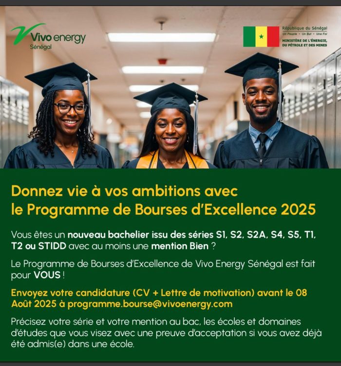 VIVO Energy Sénégal – Programme de Bourses d’Excellence 2025