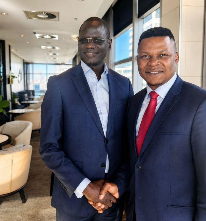 Echange fructueux avec NJ Ayuk, figure de référence du secteur énergétique africain.